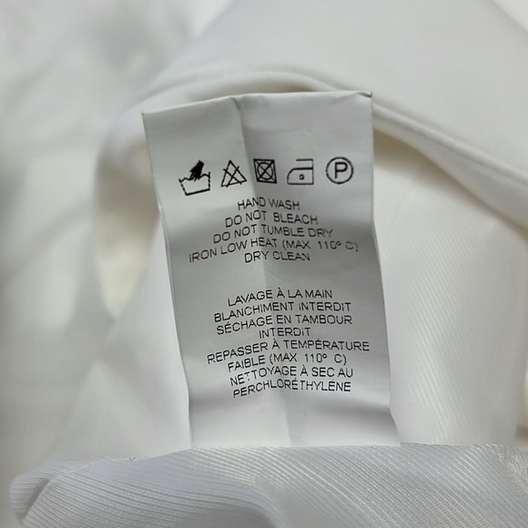 NWT Deluc Women’s White Ruched Convertible Sleeve Blazer Size Small - Picture 8 of 11